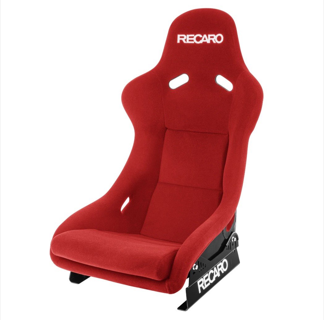 ASIENTO RECARO (FIA) POLE POSITION - VELOUR ROJO PILOTO&COPILOTO - Imagen 5
