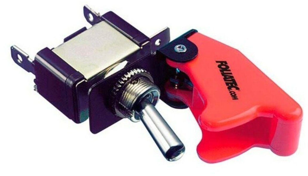 FOLIATEC CUBIERTA PARA INTERRUPTOR ON/OFF ROJO 1 PIEZA - Imagen 3
