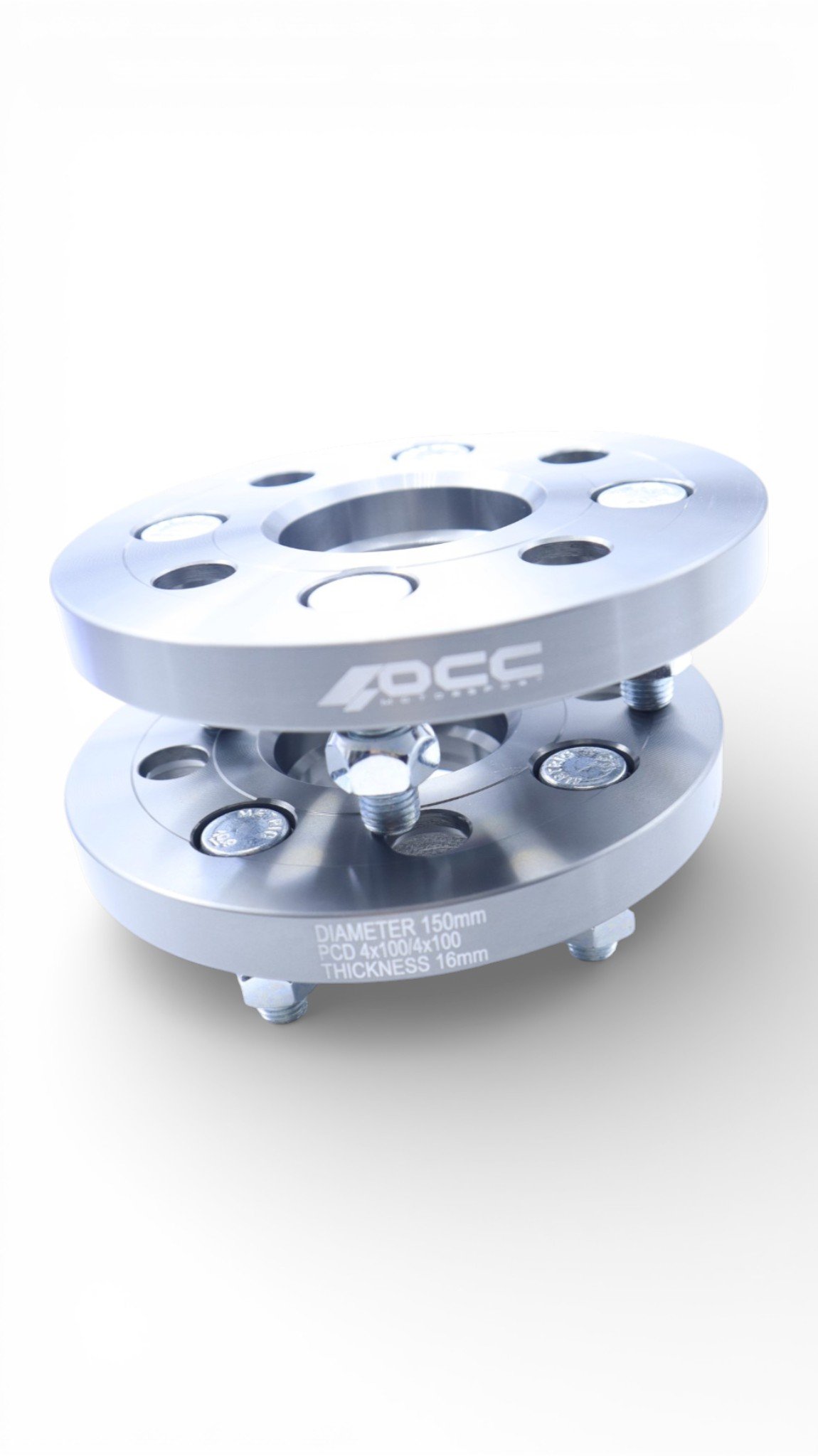 SEPARADORES OCCMOTORSPORT D.CENT./D.FIJA. ANCHO:16MM PCD:4X100/4X100 BUJE:54,1 BUJE EXT:54,1 TUER. M12X1,5 - Imagen 3