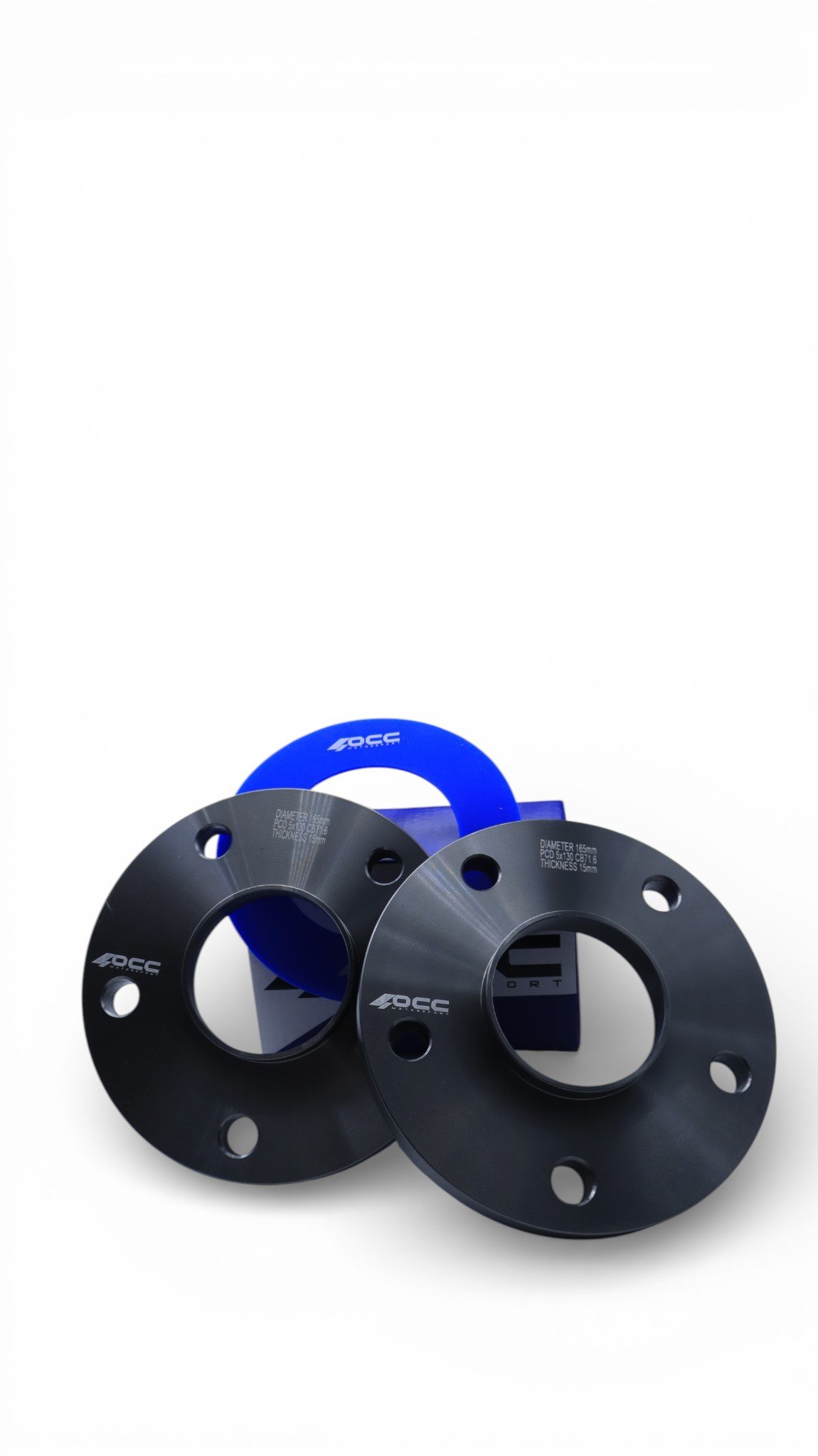SEPARADORES OCCMOTORSPORT D.CENT. ANCHO:15MM PCD:5X130 BUJE:71,6 BUJE EXT:71,6 OD:165 TORN. M14X1,5 ESF. - Imagen 6