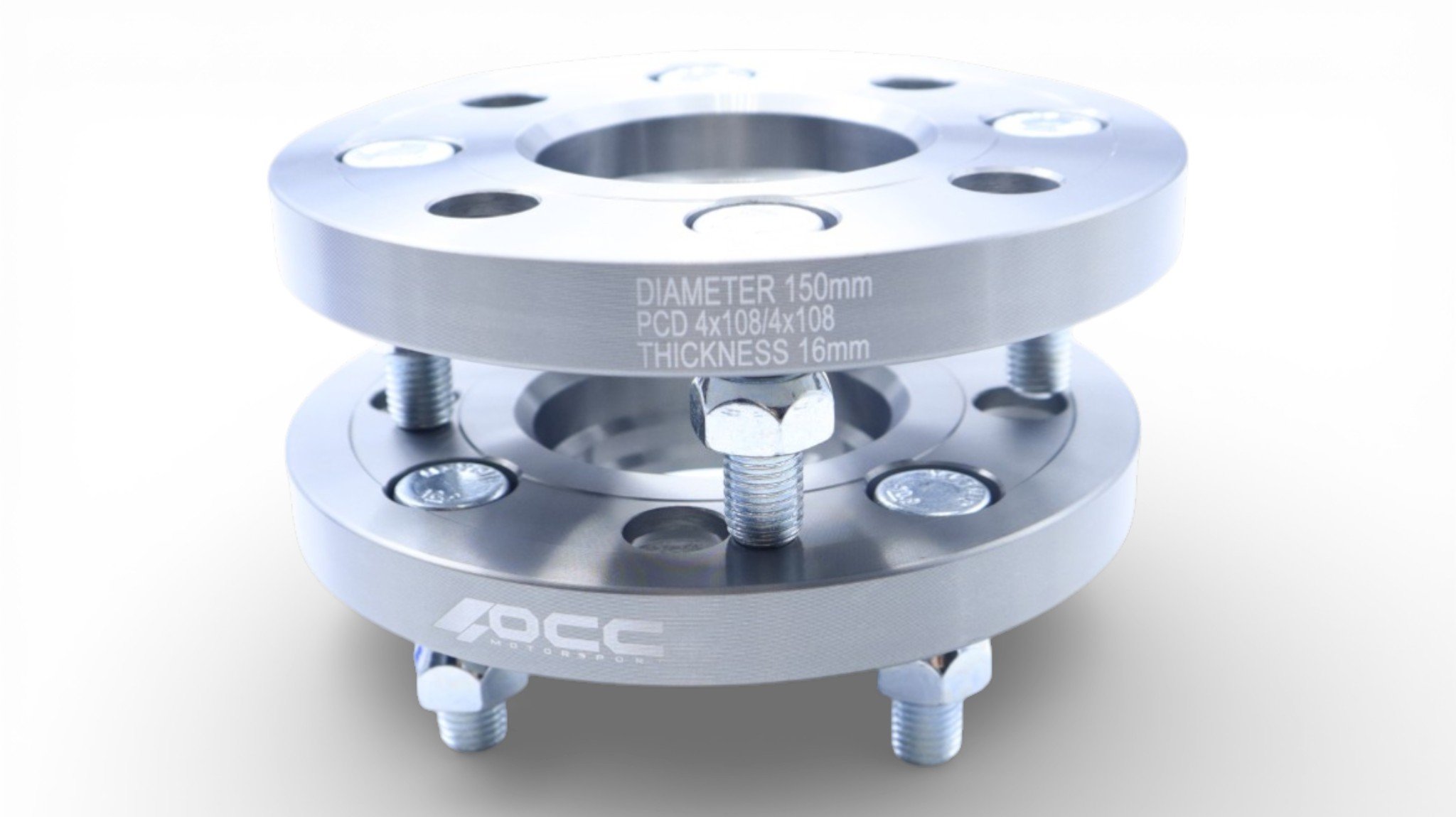SEPARADORES OCCMOTORSPORT D.CENT./D.FIJA. ANCHO:16MM PCD:4X100/4X100 BUJE:54,1 BUJE EXT:54,1 TUER. M12X1,25 - Imagen 6