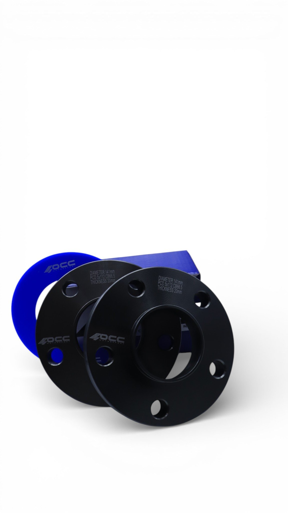 SEPARADORES OCCMOTORSPORT D.CENT. ANCHO:20MM PCD:5X112 BUJE:66,5 BUJE EXT:66,5 TORN. M12X1,5 CONIC - Imagen 6