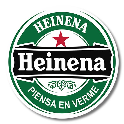PEGATINA HEINENA (STOCK LAST ) - Imagen 2
