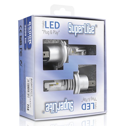 KIT HALO LED H4 PLUG & PLAY SUPERLITE - Imagen 3