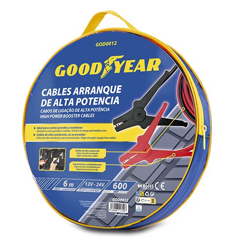 CABLES ARRANQUE 600 Amp/22mm GOOD YEAR 6.0 m CS3 - Imagen 3
