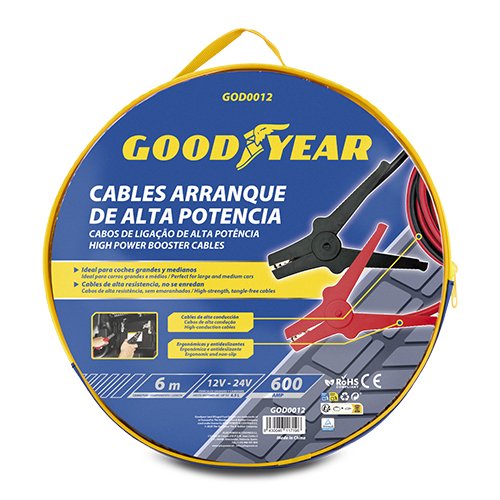 CABLES ARRANQUE 600 Amp/22mm GOOD YEAR 6.0 m CS3 - Imagen 5