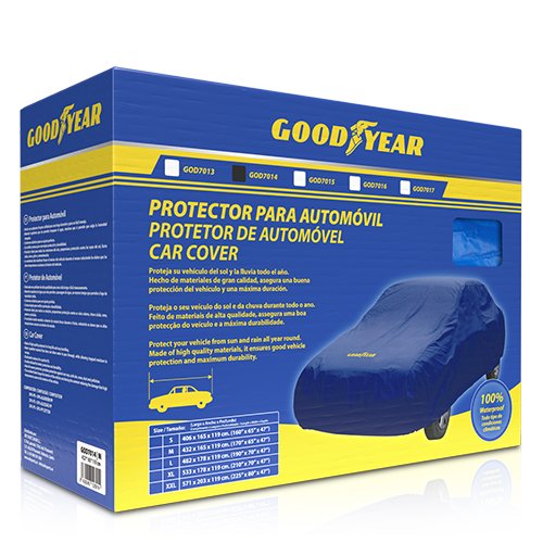 FUNDA CUBRE COCHE GOOD YEAR TALLA M - Imagen 3