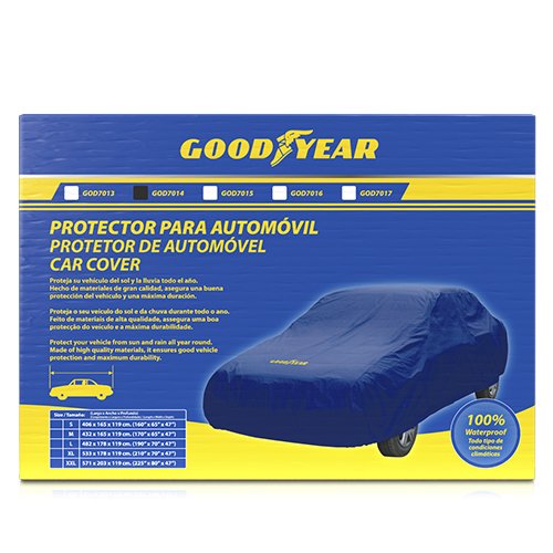FUNDA CUBRE COCHE GOOD YEAR TALLA M - Imagen 4