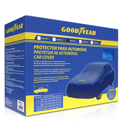 FUNDA CUBRE COCHE GOOD YEAR TALLA L - Imagen 3