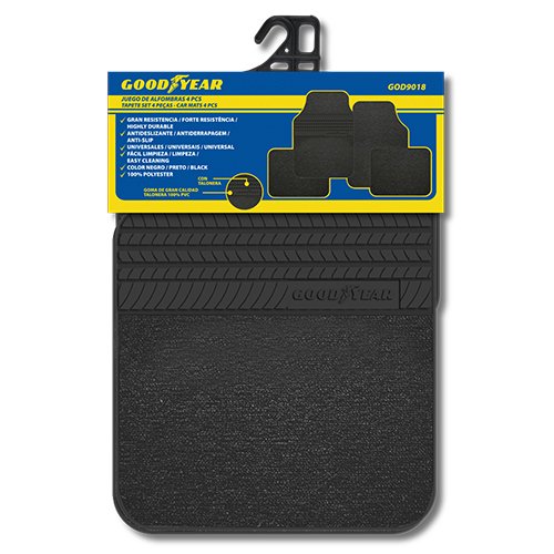 ALFOMBRA MOQUETA NEGRA GOODYEAR CS6 - Imagen 3