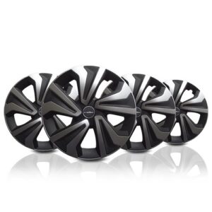 TAPACUBOS MONTREAL BICOLOR 15" NEGRO/PLATA GOODYEAR 4 UDS
