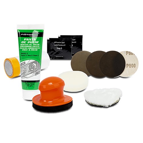 KIT RESTAURADOR DE FAROS MOTORKIT CS6 - Imagen 2