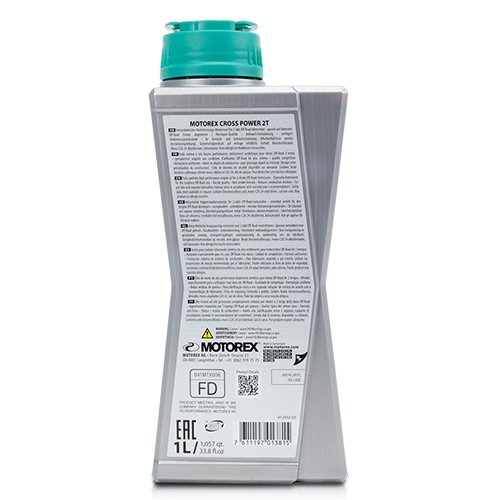 ACEITE CROSS POWER SIN 2T 1L MOTOREX CS10 - Imagen 3