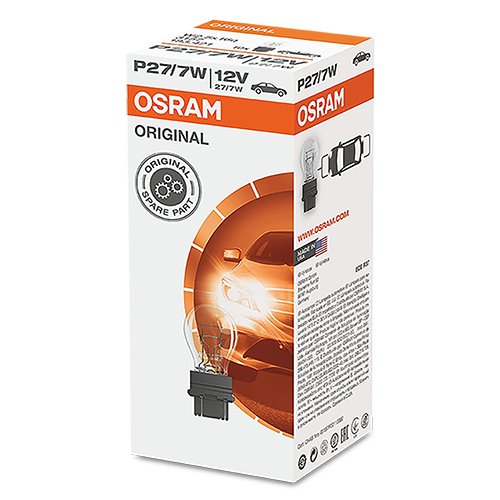 OSRAM ORGINAL 3157 P27/7W 12V 27/7W W2,5X16Q | 10 UDS - Imagen 3