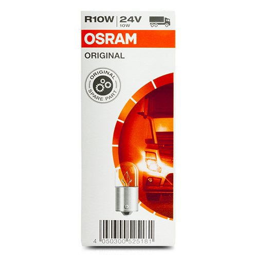 HALOGEN OSRAM ORGINAL 5637 BA15S 24V 10V R10W | 10 UDS - Imagen 3