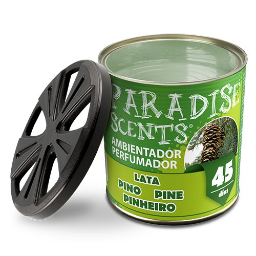 PERFUMADOR LATA GEL PINO 100GR PARADISE CS12 - Imagen 4