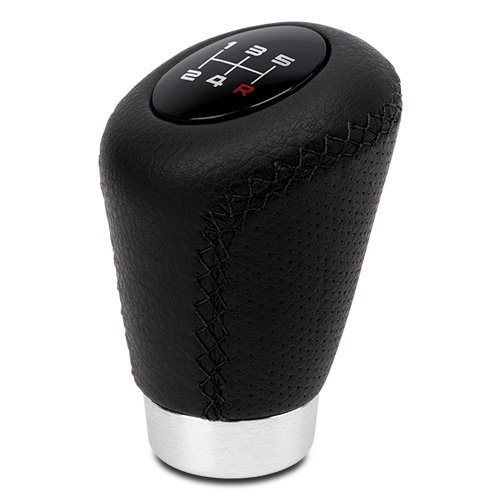 POMO SPORT PIEL PERFORADA NEGRA