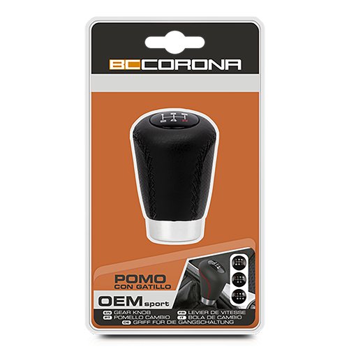 POMO SPORT PIEL PERFORADA NEGRA - Imagen 3