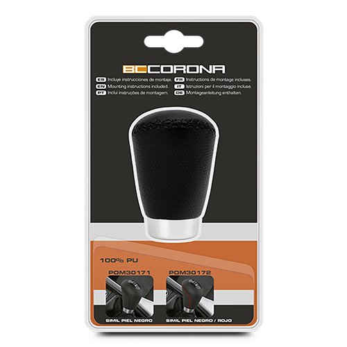 POMO SPORT PIEL PERFORADA NEGRA - Imagen 4