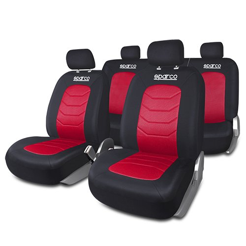 JUEGO FUNDAS S-LINE ROJO SPARCO CS6 - Imagen 2