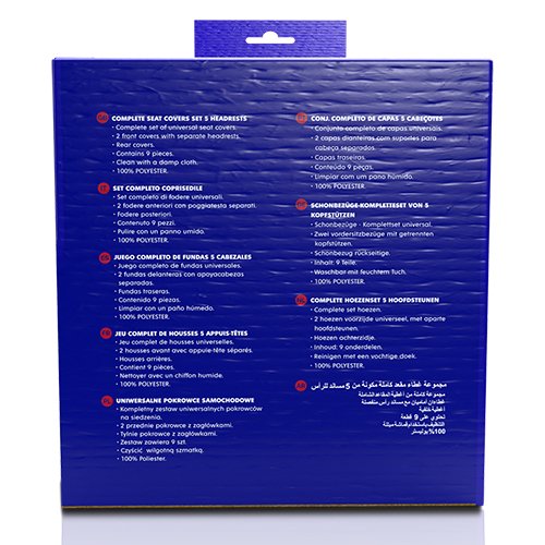 JUEGO FUNDAS S-LINE ROJO SPARCO CS6 - Imagen 4