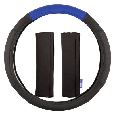 FUNDA VOLANTE+ALMOHADILLA N/AZ SPARCO NEGRO/AZUL CS10 - Imagen 4