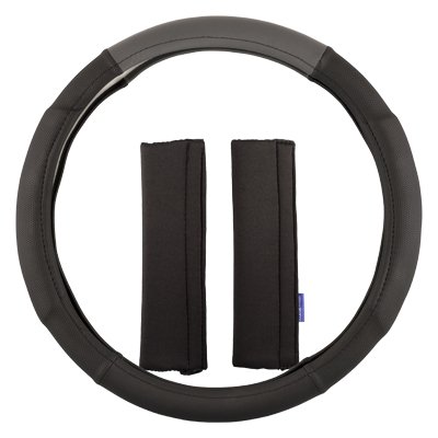FUNDA VOLANTE+ALMOHADILLA N/GR SPARCO NEGRO/GRIS CS10 - Imagen 4