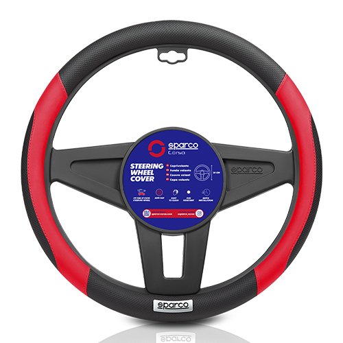 FUNDA VOLANTE C1113 NEGRO/ROJO - Imagen 3