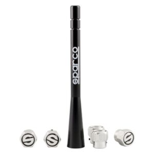ANTENA SPARCO Y 5 VALVULAS DE ALUMINIO CS6