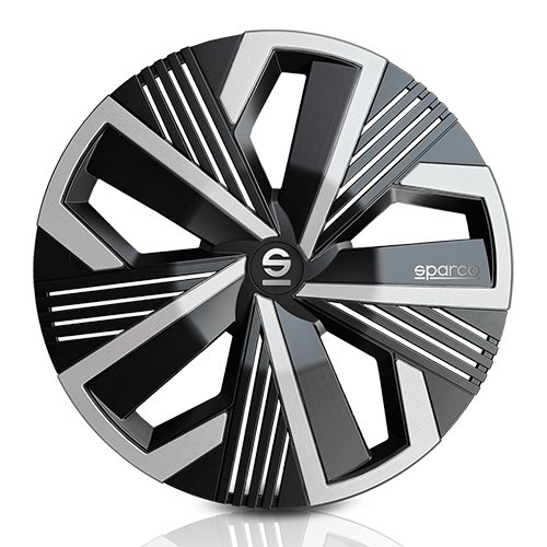 TAPACUBOS NAGOYA BICOLOR 15" NEGRO / PLATA 4PCS CS1 - Imagen 2