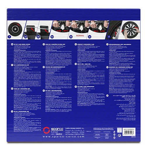 TAPACUBOS TORINO 15" NEGRO/PLATA CS5 - Imagen 4