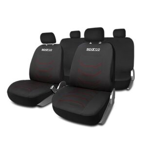 JUEGO FUNDAS CORSA NEGRA/ROJA