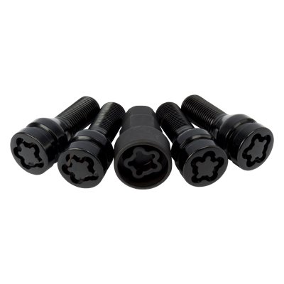 ANTIRROBO 14X125 L28 17/19 4 TORNILLOS BLACK CHROME CS6 - Imagen 4