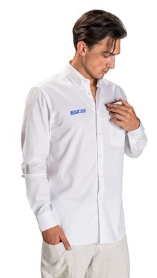 CAMISA MANGA LARGA SPARCO TG. S BLANCA - Imagen 2