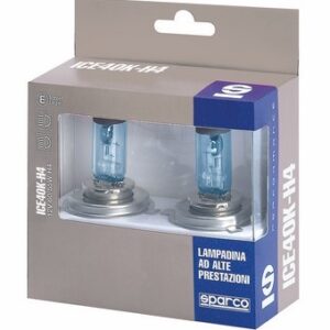 (OUTLET)BOMBILLAS SPARCO ICE40K-H4 12V 60/55W - 2 PZ