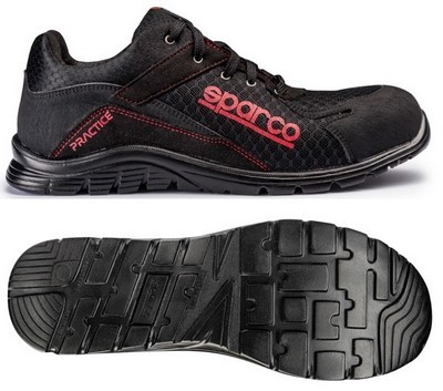 ZAPATILLAS SPARCO PRACTICE NIGEL TALLA 40 NEGRO S1P SRC