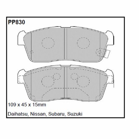 PASTILLAS PREDRATOR BLACK DIAMOND KBD1680G12 - Imagen 2