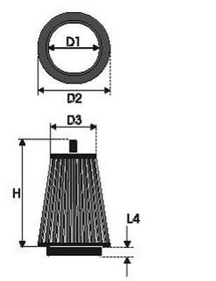 FILTRO SUSTITUCION GREEN G591025 ROUND - Imagen 4